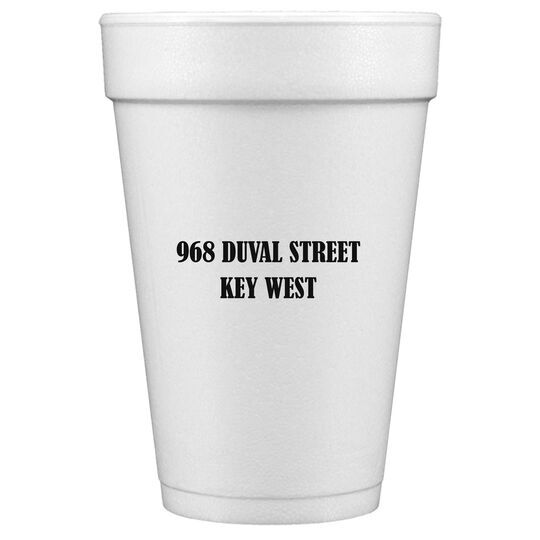 Residential Styrofoam Cups